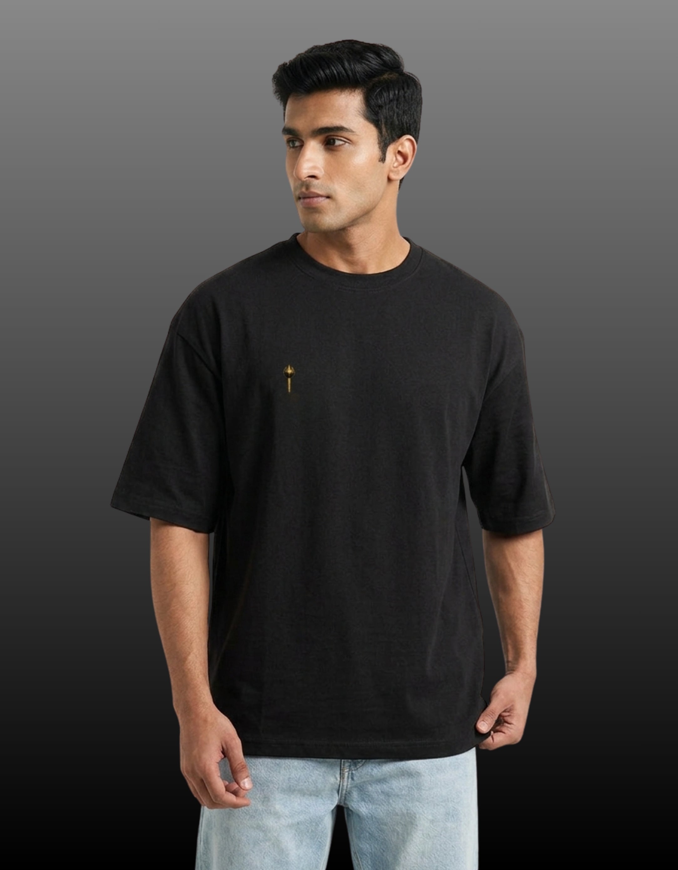 Unleash – Lord Hanuman Mythological Unisex Terry Oversized Tee | 260 GSM