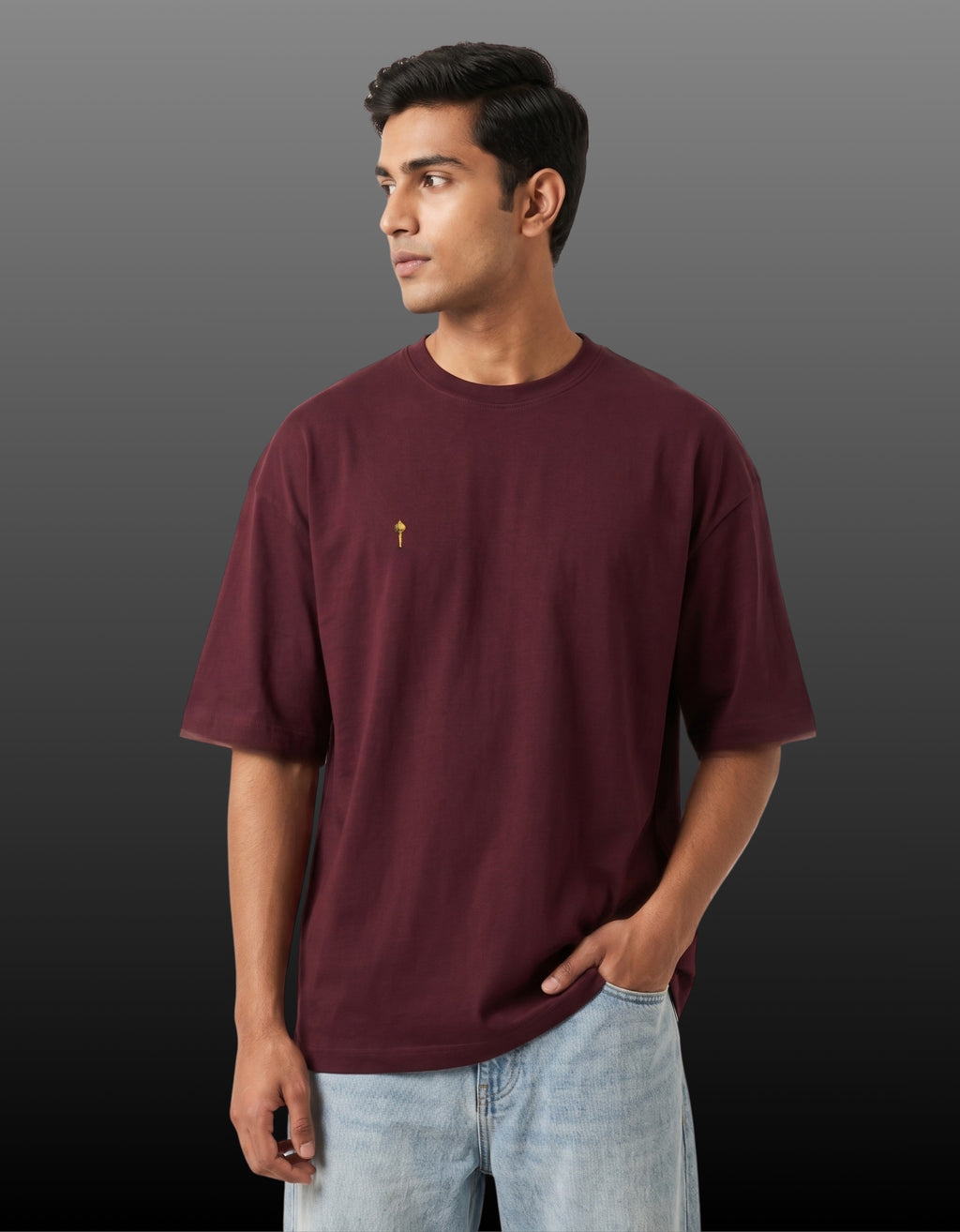 Unleash – Lord Hanuman Mythological Unisex Terry Oversized Tee | 260 GSM