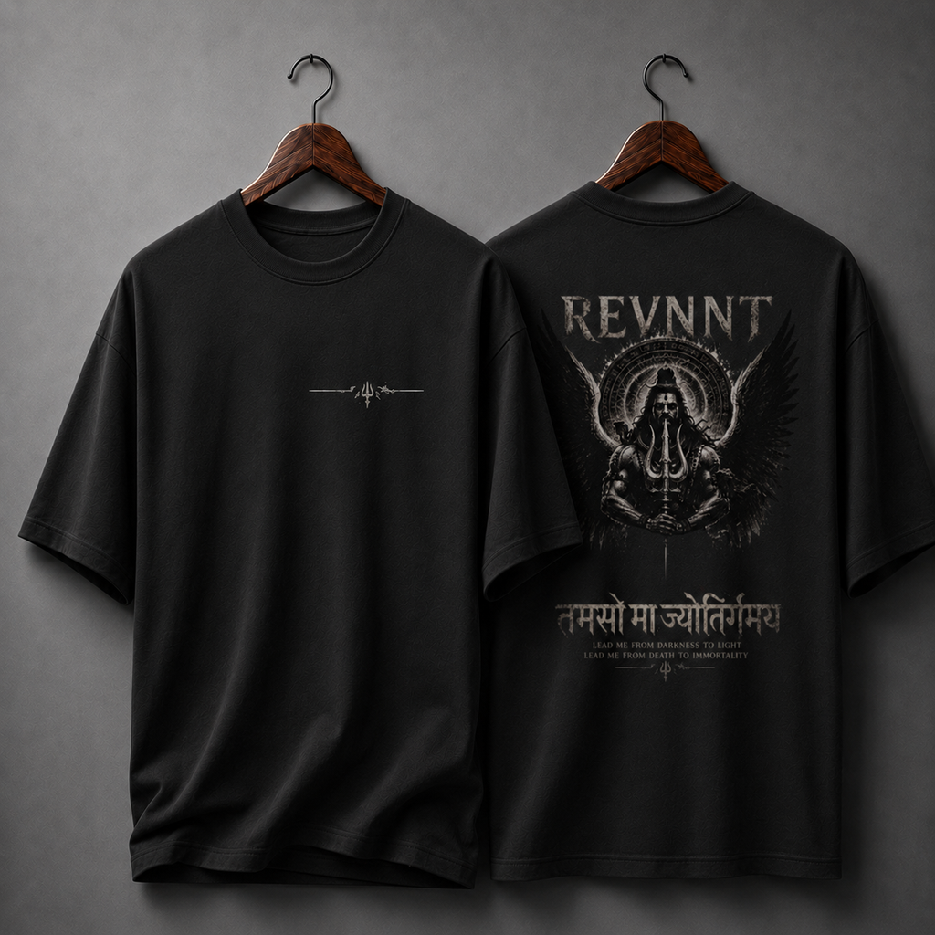 Shiva – REVNNT Mythological Unisex Terry Oversized Tee | 260 GSM