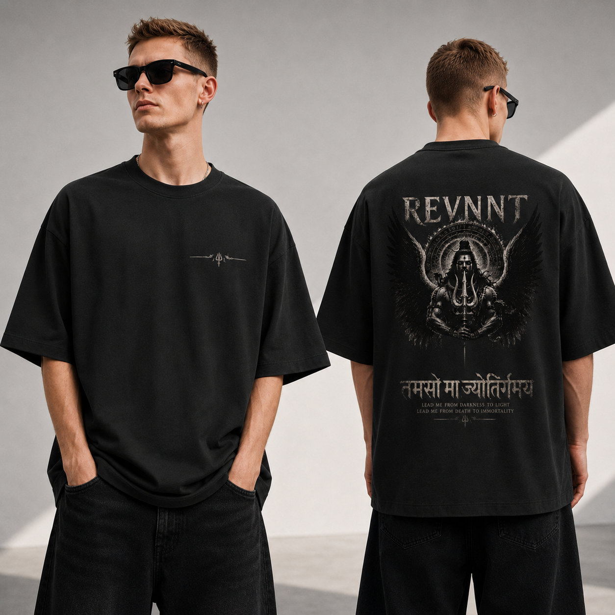 Shiva – REVNNT Mythological Unisex Terry Oversized Tee | 260 GSM