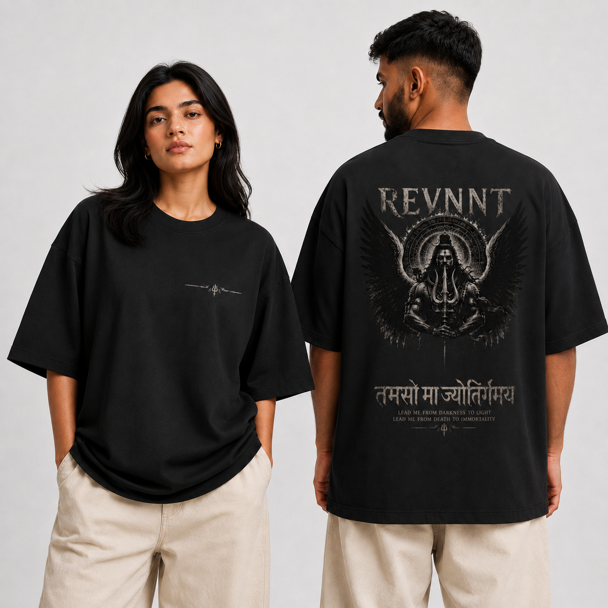 Shiva – REVNNT Mythological Unisex Terry Oversized Tee | 260 GSM