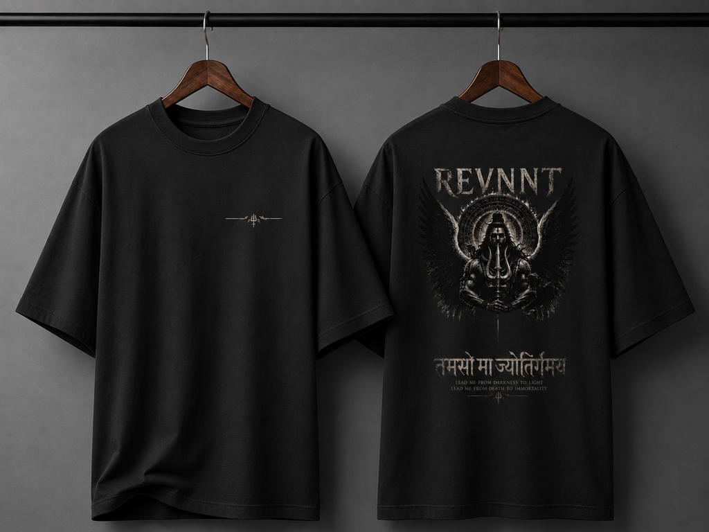 Shiva – REVNNT Mythological Unisex Terry Oversized Tee | 260 GSM