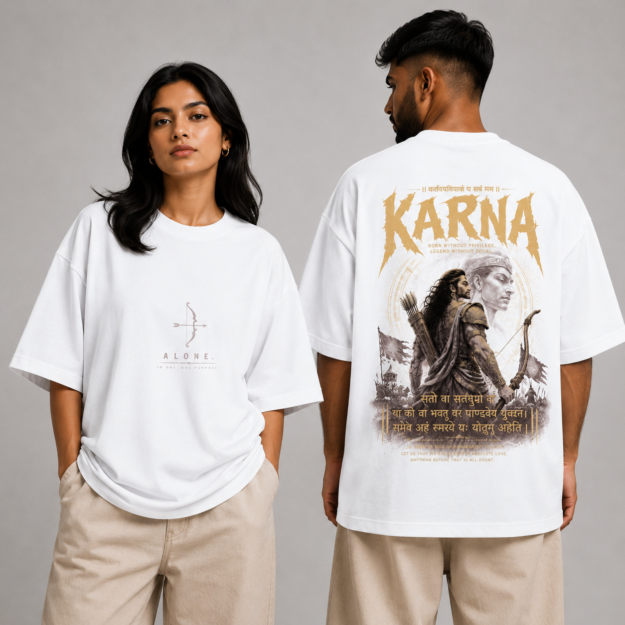 Karna — Unisex Terry Oversized Tee | REVNNT