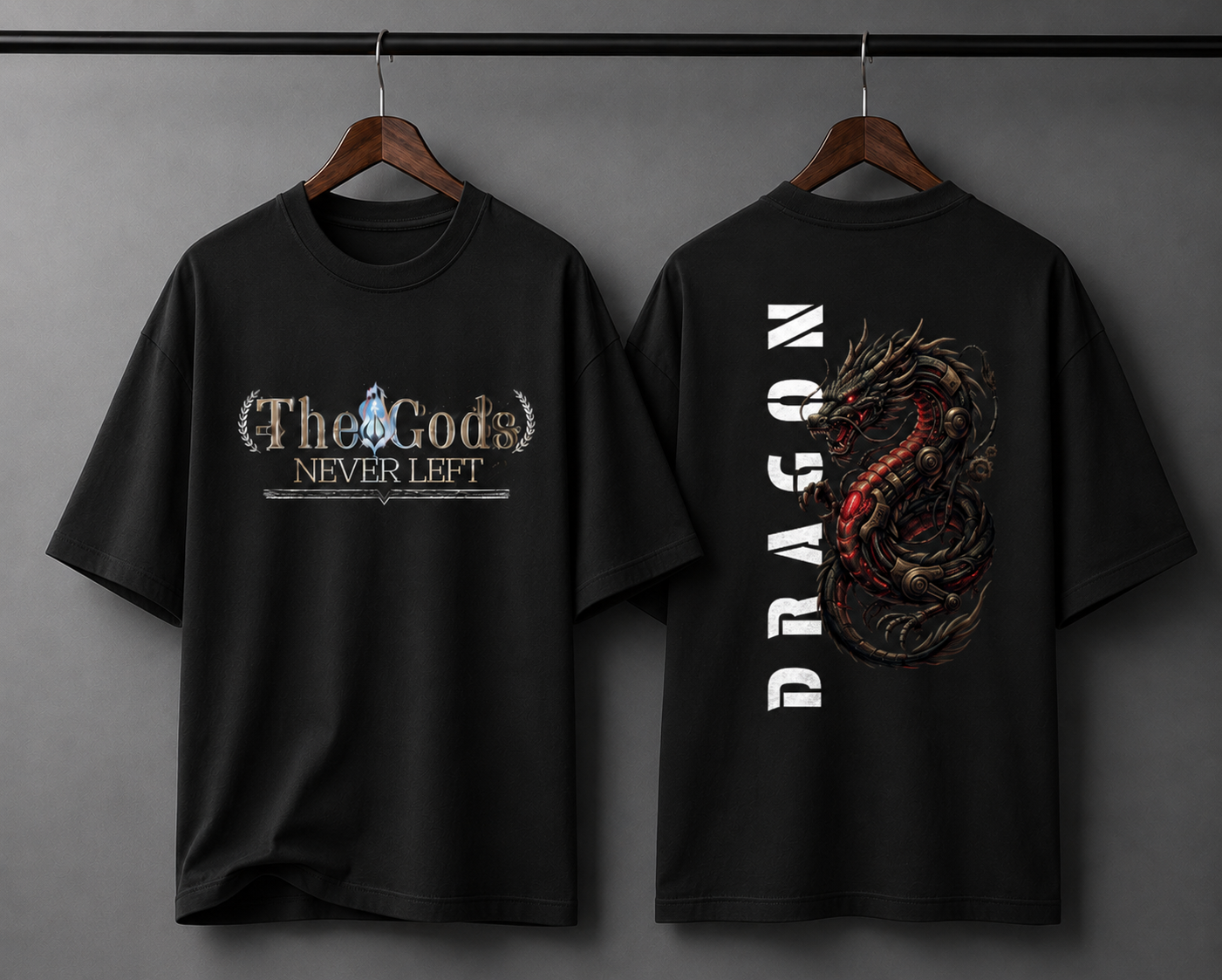 Dragon – Unisex Terry Oversized Tee | 260 GSM